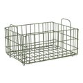 Manmade Cart System Wire Basket, Green MA2523148